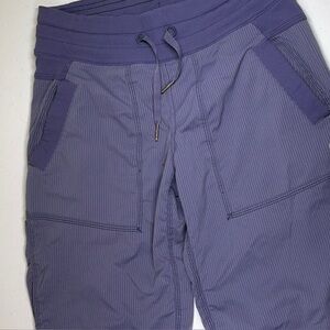 lululemon Dance Studio Mid-Rise Blue Cropped Pants
